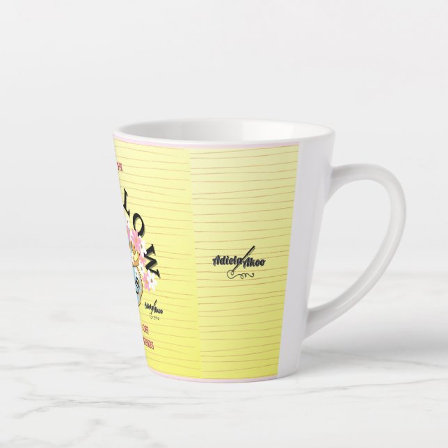 Die ÜberfLOW-Tasse von Adiela Akoo Milchtasse (Rechts)