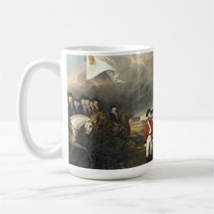 Die Übergabe von Lord Cornwallis in Yorktown John Kaffeetasse