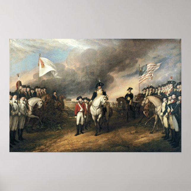 Die Übergabe von Lord Cornwallis Poster (Vorne)