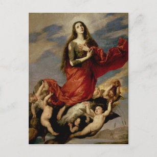 Die Übernahme von Mary Magdalene, 1636 Postkarte