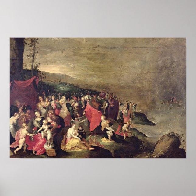 Die Überquerung des Roten Meeres Poster (Vorne)