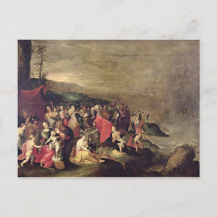 Die Überquerung des Roten Meeres Postkarte