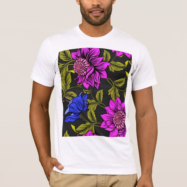 Die Überraschung der Blumen T-Shirt (Vorderseite)