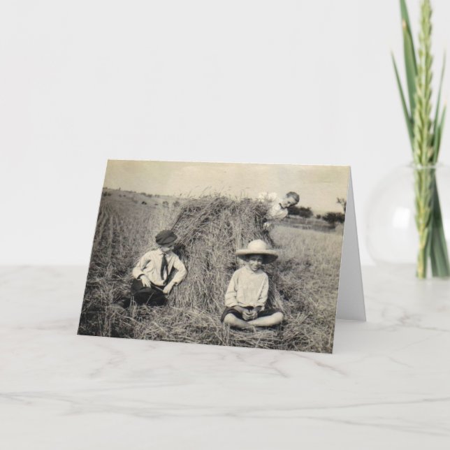 Die Überraschung der Großmutter Karte (Vorderseite)