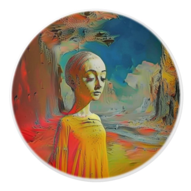 Die Überraschung Keramikknauf (Vorderseite)