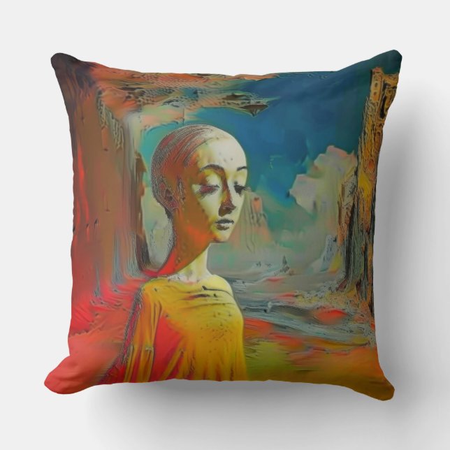 Die Überraschung Kissen (Vorderseite)