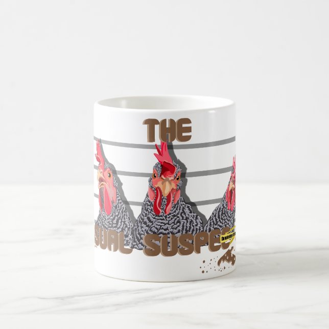 Die üblichen CHICKEN-Verdächtigen - Gesteinshühner Kaffeetasse (Mittel)