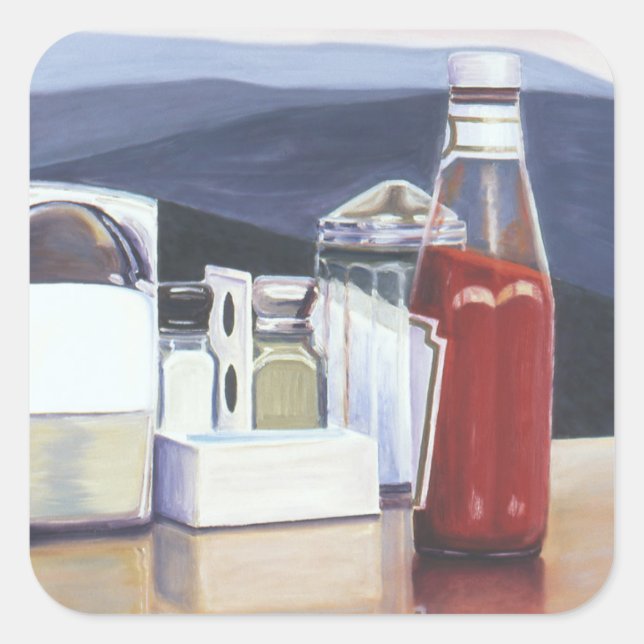 Die üblichen Verdächtigen 2000 Quadratischer Aufkleber (Vorderseite)