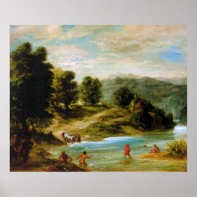 Die Ufer des Sebou Poster (Vorne)