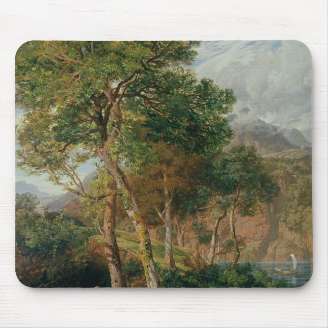 Die Ufer von See Lecco Mousepad (Vorne)