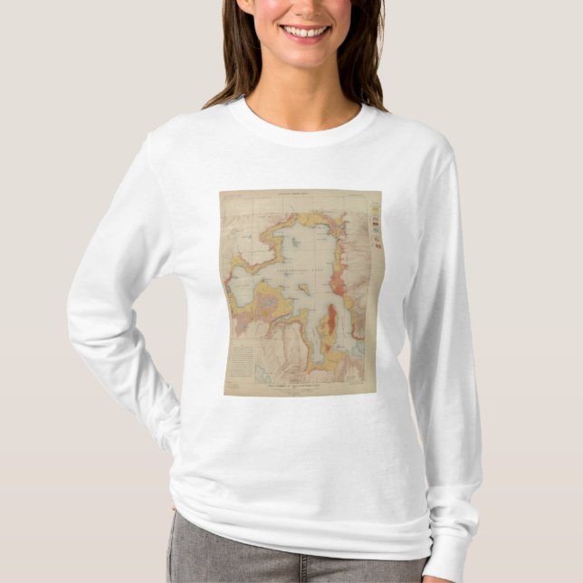 Die Ufer von Yellowstone See T-Shirt (Vorderseite)