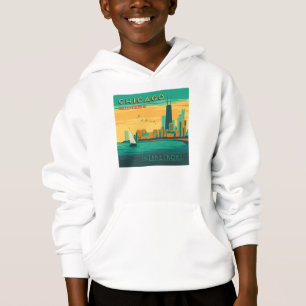 Die Uferpromenade Chicago, Illinois Hoodie