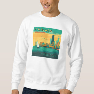 Die Uferpromenade Chicago, Illinois Sweatshirt