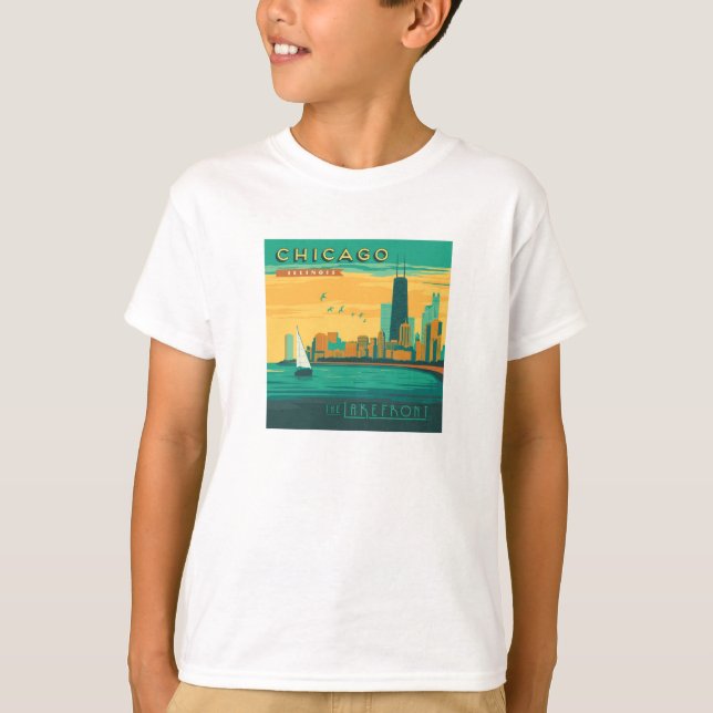 Die Uferpromenade | Chicago, Illinois T-Shirt (Vorderseite)