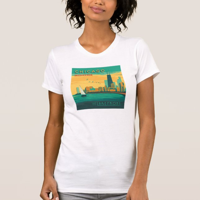 Die Uferpromenade | Chicago, Illinois T-Shirt (Vorderseite)
