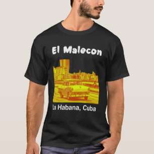 Die Uferstraße Havanna Kuba Retro Vintage Reise Ku T-Shirt