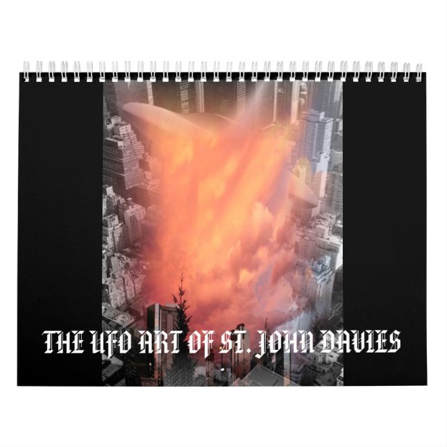 DIE UFO-KUNST VON JOHANNES DAVES KALENDER (Titelbild)