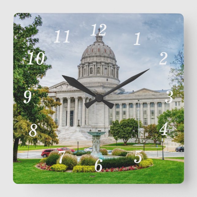 Die Uhr der Hauptstadt in Missouri (Vorderseite)