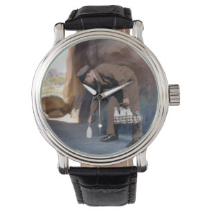 Die Uhr der Lieferboteen