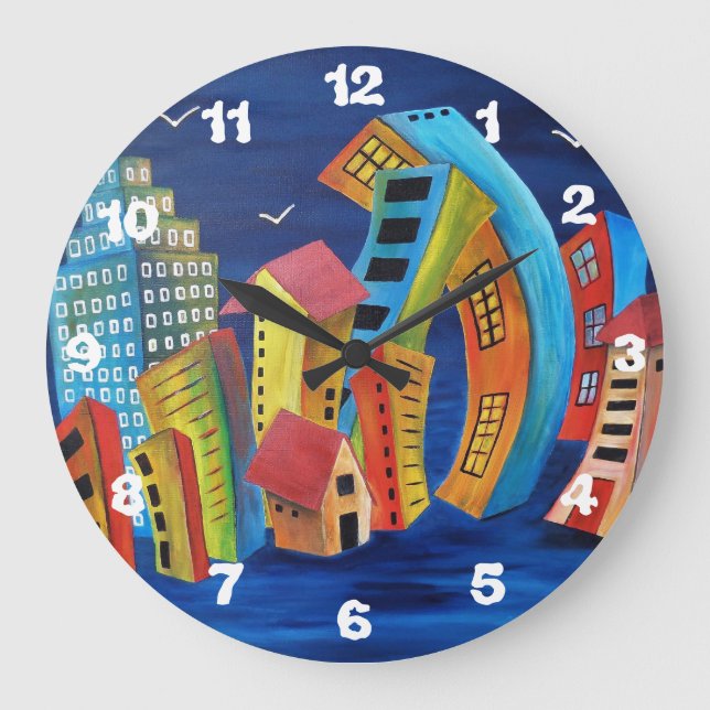 Die Uhr der schwebenden Stadt (Vorderseite)