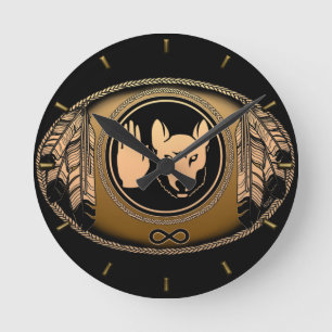 Die Uhr der systemeigenen, benutzerdefinierten ers