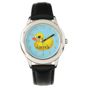 Die Uhr "des Ducky" kundenspezifisches Gummikindes