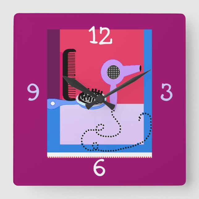 Die Uhr des Haar-Stylisten (Vorderseite)