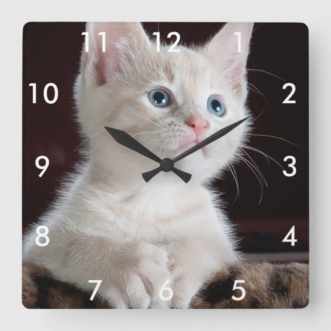 Die Uhr für den benutzerdefinierten Foto mit weiße (Vorderseite)