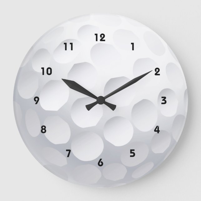 Die Uhr für die Konstruktion von Golfballen (Vorderseite)