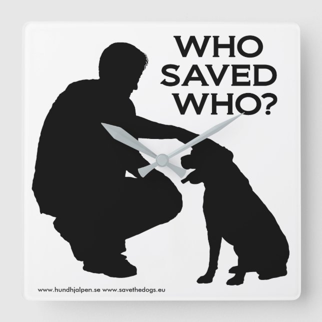 Die Uhr mit dem Druck, Wer rettete, wer (Vorderseite)