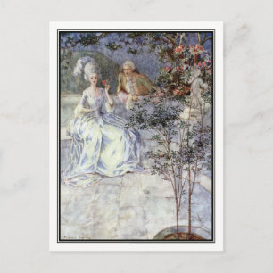 Die Uhr schlägt Mitternacht von Millicent Sowerby Postkarte