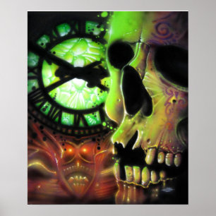 Die Uhr wieder aufpassen Poster