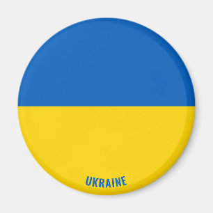 Die ukrainische Flagge Charming Patriotic Magnet