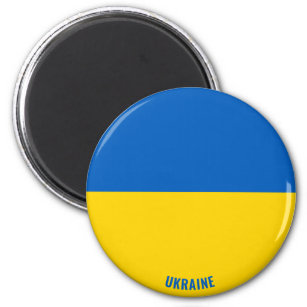 Die ukrainische Flagge Charming Patriotic Magnet