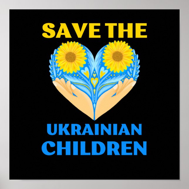 Die ukrainischen Kinder gerettet Poster (Vorne)