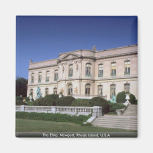 Die Ulmen, Newport, Rhode Island, USA Magnet