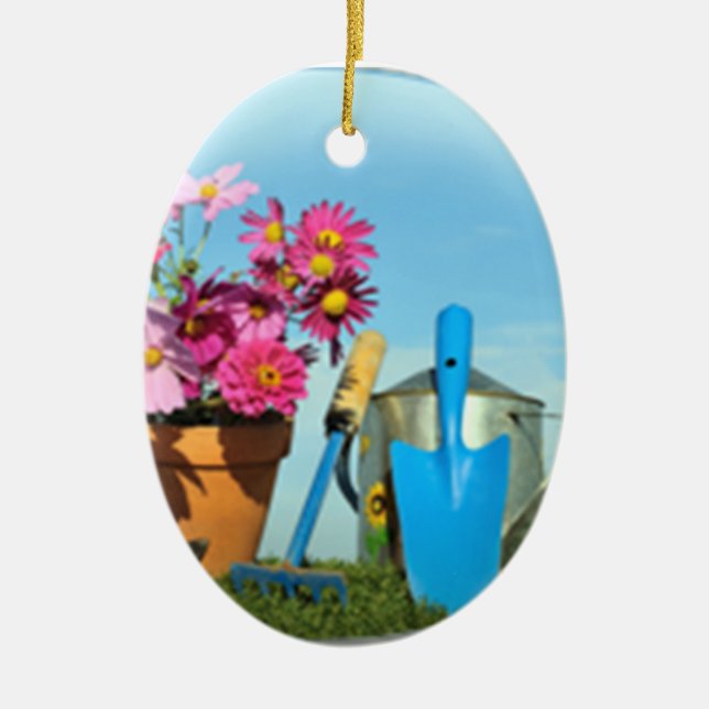 DIE "ULTIMATE GARDNER'S"-CHRISTMAS-ORNATION KERAMIKORNAMENT (Vorne)