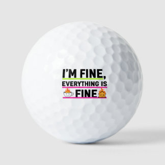 Die ultimative "Mir geht's gut" Herren Hoodies Golfball