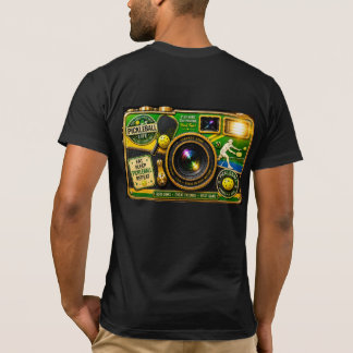Die ultimative Pickleball 3D Vintage Linse T-Shirt
