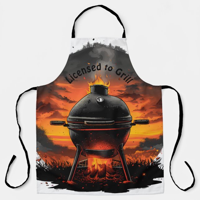 Die ultimative Schürze für Grillkrieger (Vorderseite)