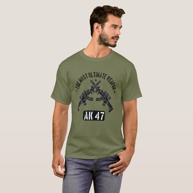 Die ultimativste Waffe AK 47 T-Shirt (Vorne ganz)