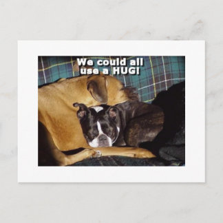 Die Umarmung Postkarte