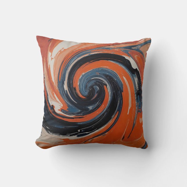 Die Umarmung von Feuer und Wasser Kissen (Vorderseite)