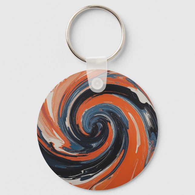 Die Umarmung von Feuer und Wasser Schlüsselanhänger (Vorderseite)