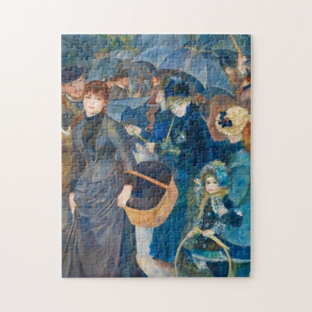Die Umbrellas, 1881-1886 von Pierre-Auguste Renoir Puzzle (Vertikal)