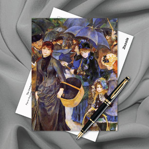Die Umbrellas Pierre-Auguste Renoir Postkarte