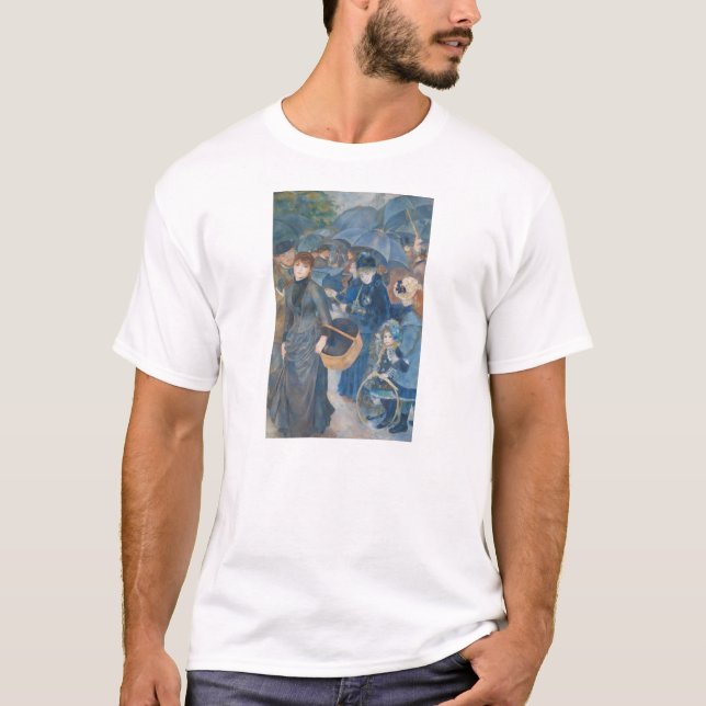 Die Umbrellas von Pierre-Auguste Renoir (1881-86) T-Shirt (Vorderseite)