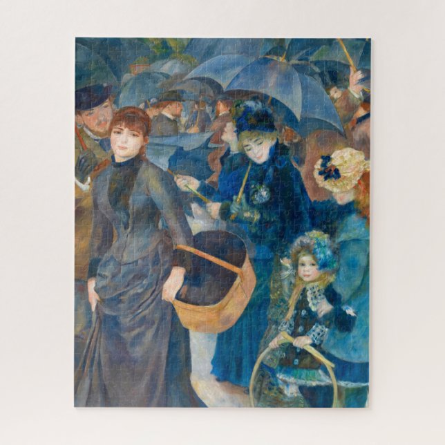 Die Umbrellas von Pierre-Auguste Renoir Puzzle (Vertikal)