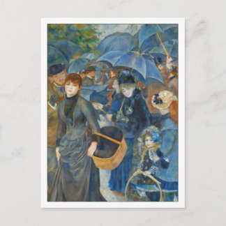 Die Umbrellas von Renoir Postkarte