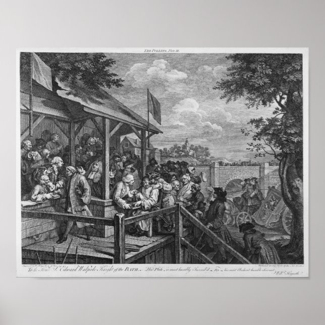 Die Umfrage von 1758 Poster (Vorne)